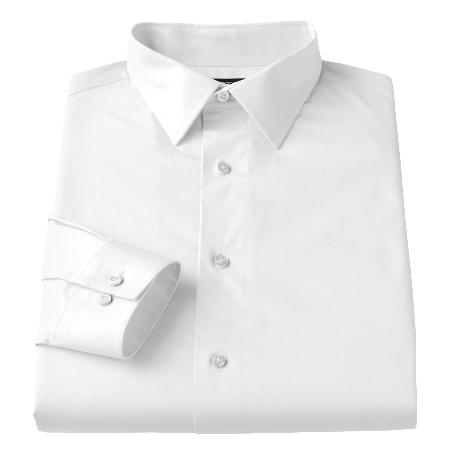 Slim-Fit Stretch Spread-Collar Dress Shirt